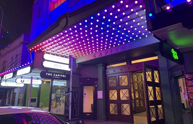Capitol Theatre and Balmoral cross street lights on Dominion Road | Auckland